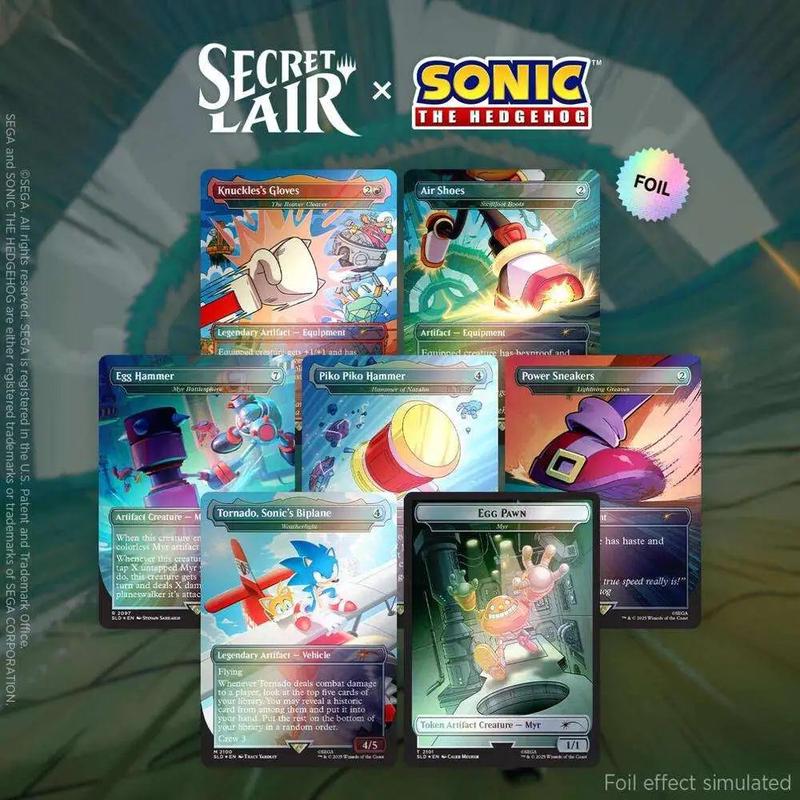 Secret Lair x Sonic Turbo Gear - Foil