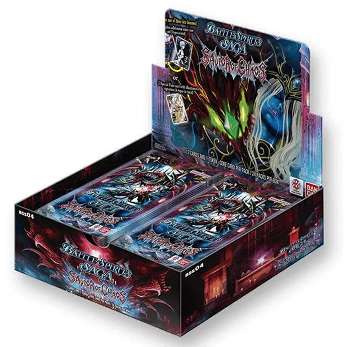 Battle Spirits Saga Card Game Set 04 Savior of Chaos Booster Box BSS04