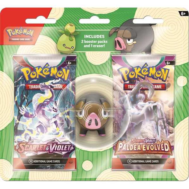 Pokmon TCG: Back to School Eraser Blister (2023) - Smoliv/Lechonk