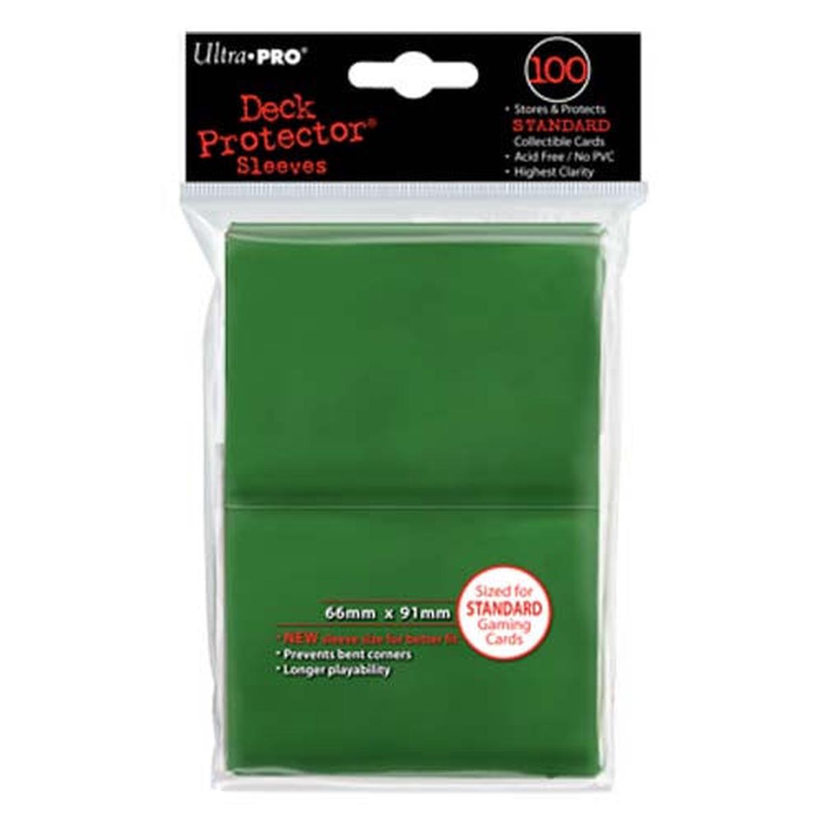 Ultra PRO - Solid Green Deck Protectors - 100 Sleeves - Default Title