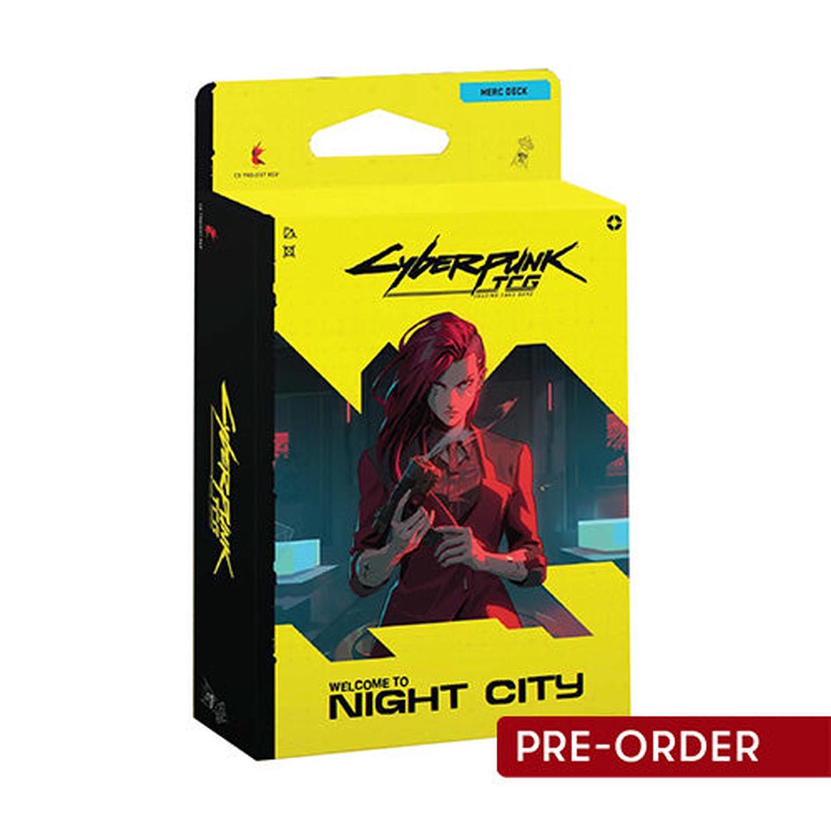 Cyberpunk TCG Welcome to Night City The Heist Starter Deck