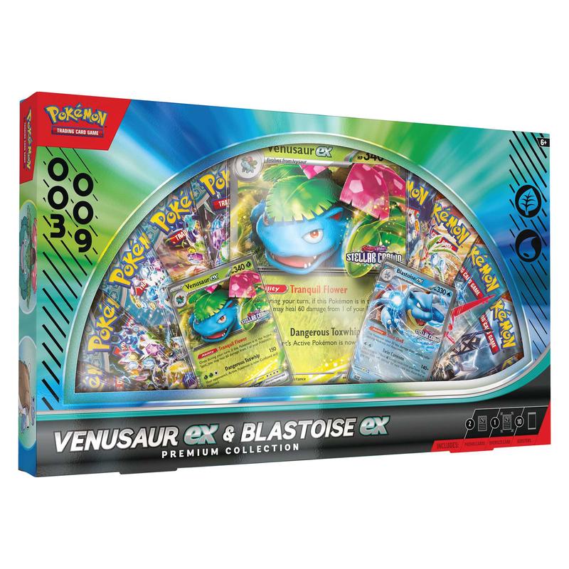 Pokmon TCG: Venusaur /Blastoise ex Premium Collection Case of 6 (H&I exclusive)
