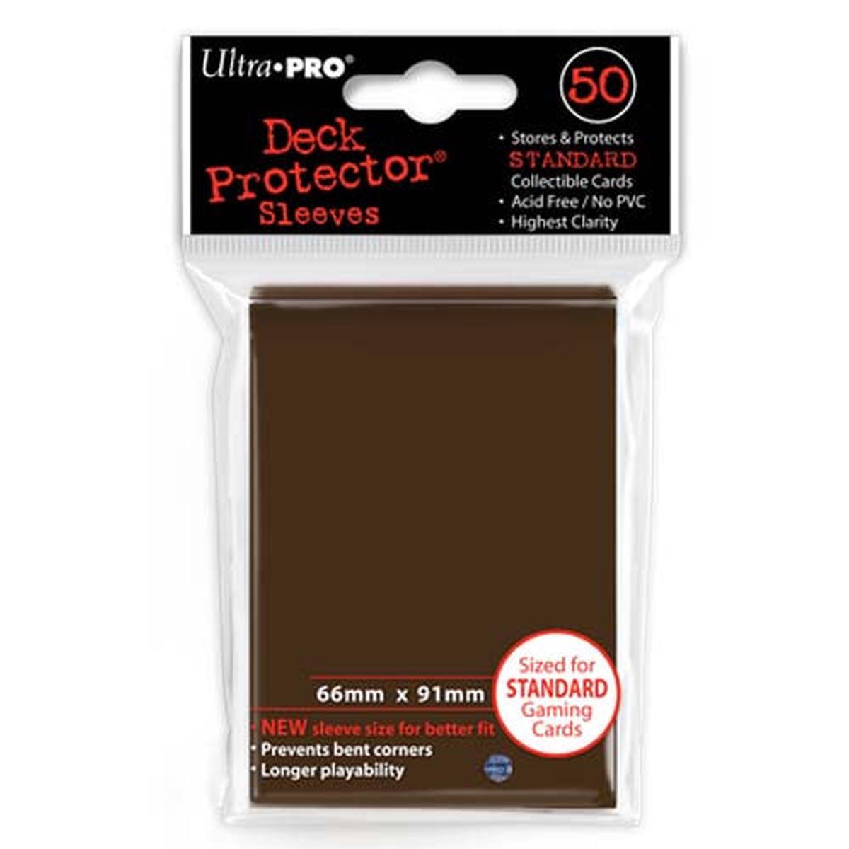 Ultra PRO - Solid Brown Deck Protectors - 50 Sleeves - Default Title