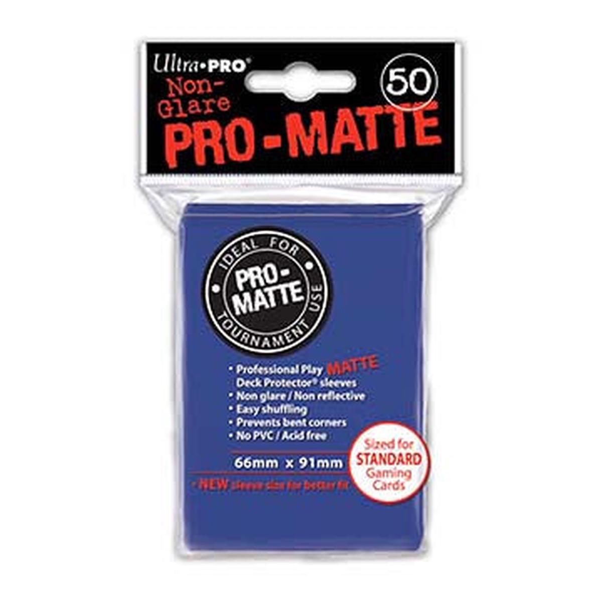 Ultra PRO - Pro-Matte Blue Deck Protectors - 50 Sleeves - Default Title