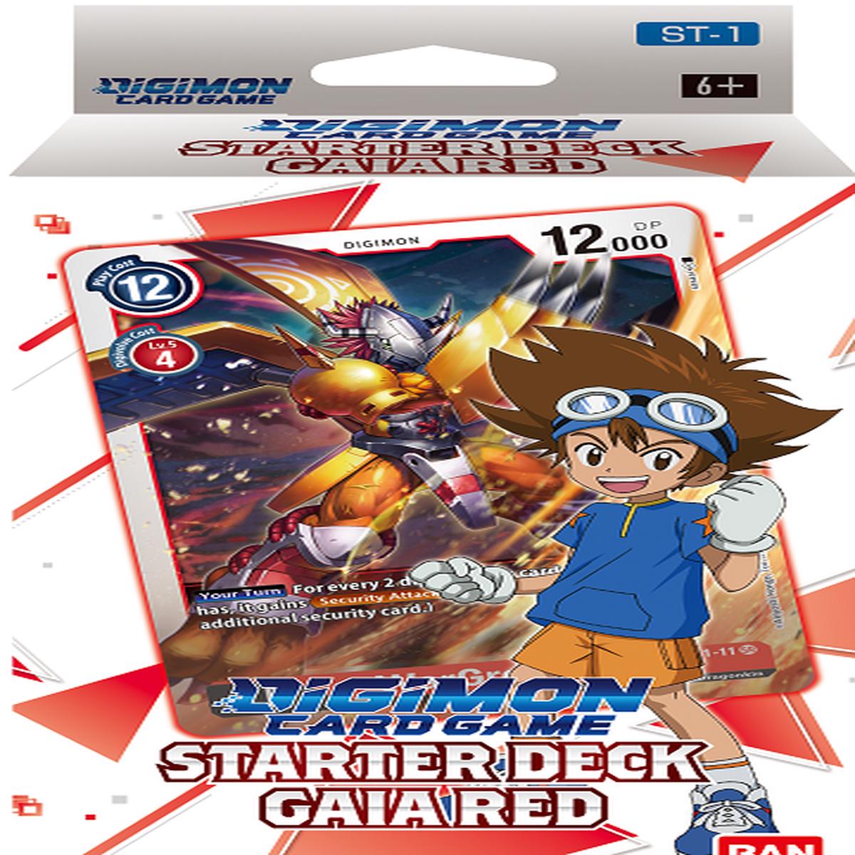 Bandai - Digimon Card Game: Gaia Red Starter Deck