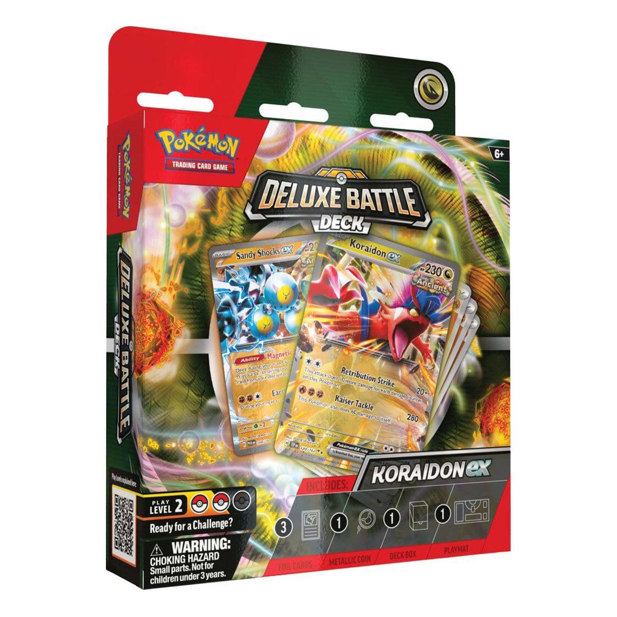 Pokemon TCG Miraidon ex & Koraidon ex Deluxe Battle Decks (pair)