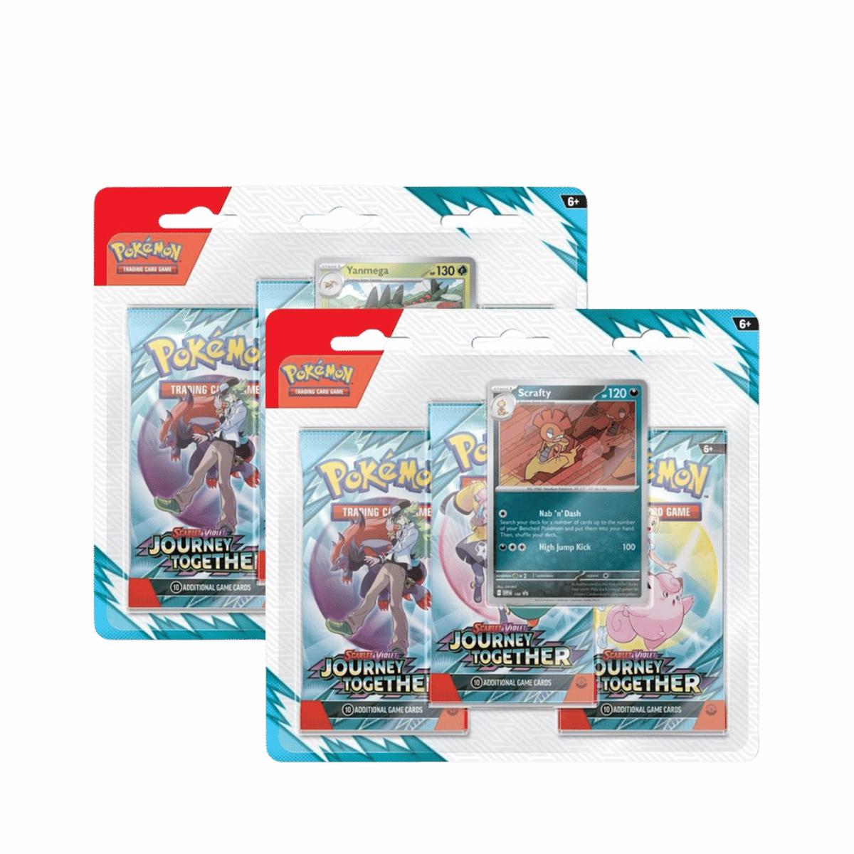 Pokemon TCG : Scarlet & Violet JOURNEY TOGETHER (SV09) 3 Pack Blister
