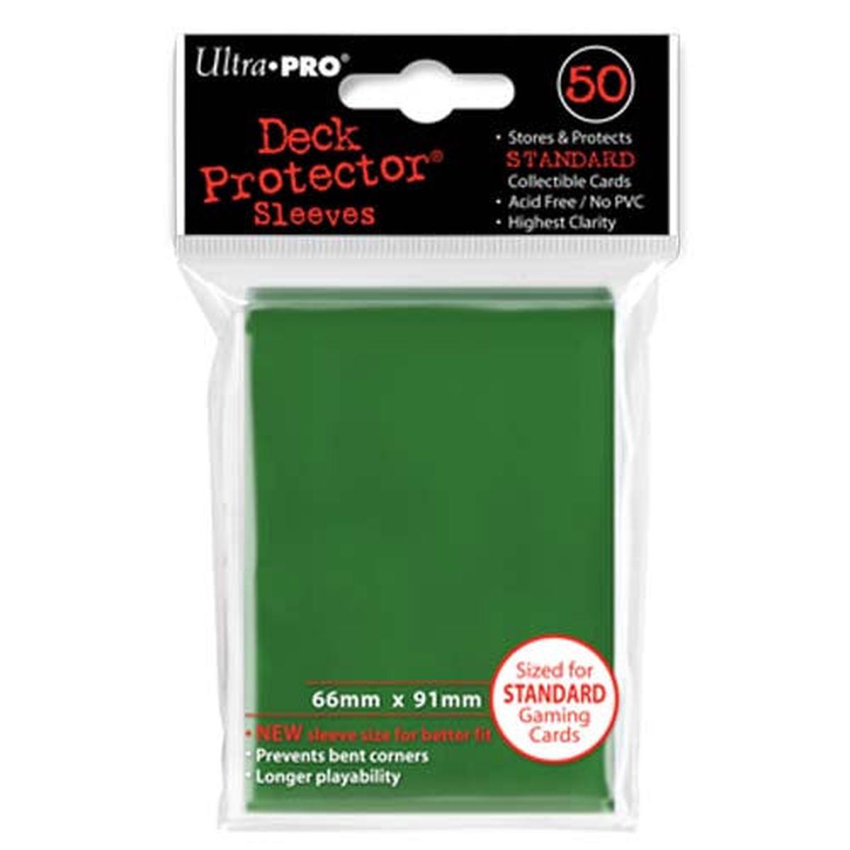 Ultra PRO - Solid Green Deck Protectors - 50 Sleeves - Default Title