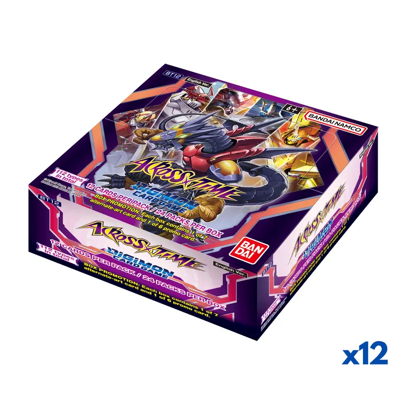 Digimon Card Game - Across Time BT12 Booster Case