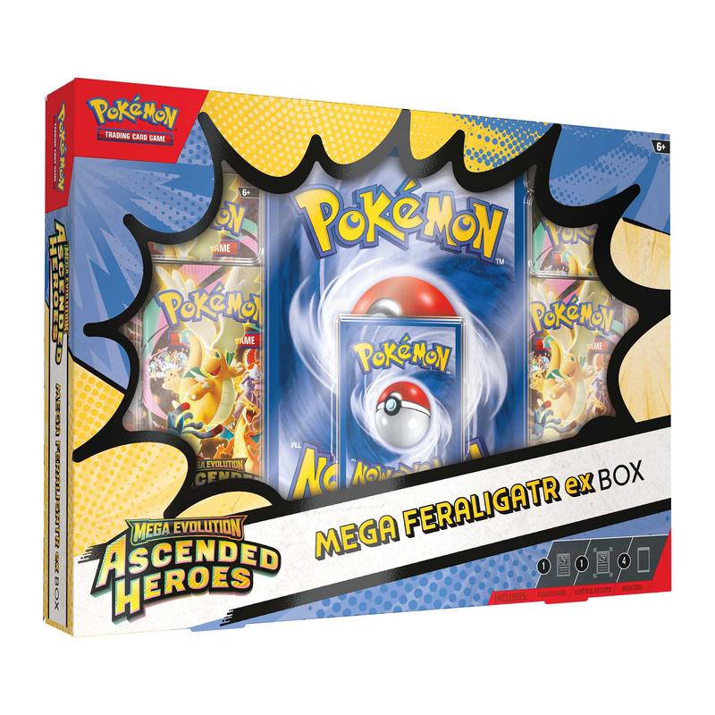 Pokmon TCG: Mega Evolution Ascended Heroes - Mega Feraligatr ex Box