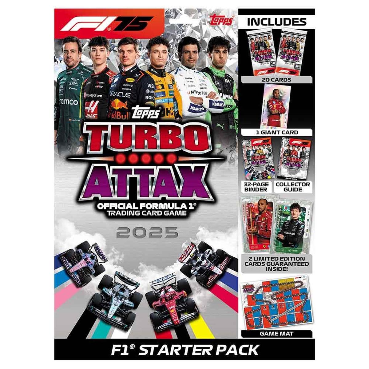 Topps Turbo Attax - Official Formula 1 TCG - F1 Starter Pack