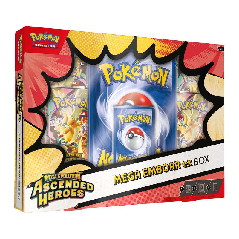 Pokmon TCG: Mega Evolution Ascended Heroes - Mega Emboar ex Box