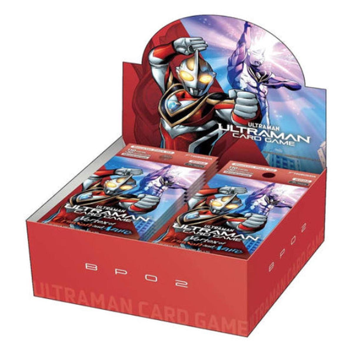 Ultraman Card Game BP02 Vortex of Crimson and Azure Booster Box