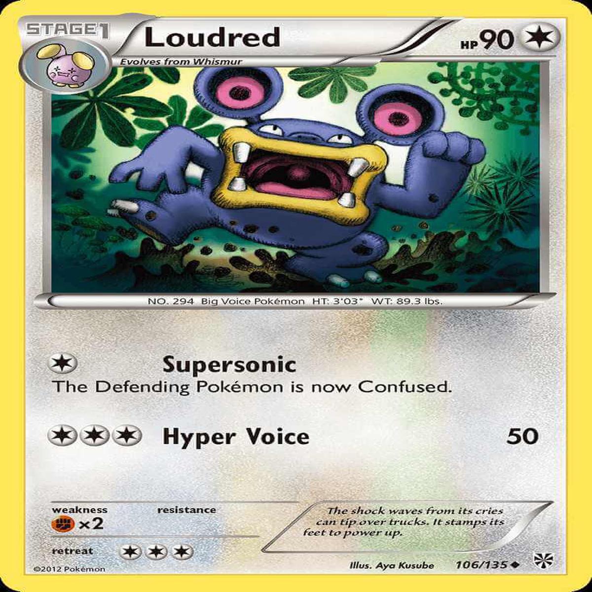 (106/135) Loudred - Plasma Storm
