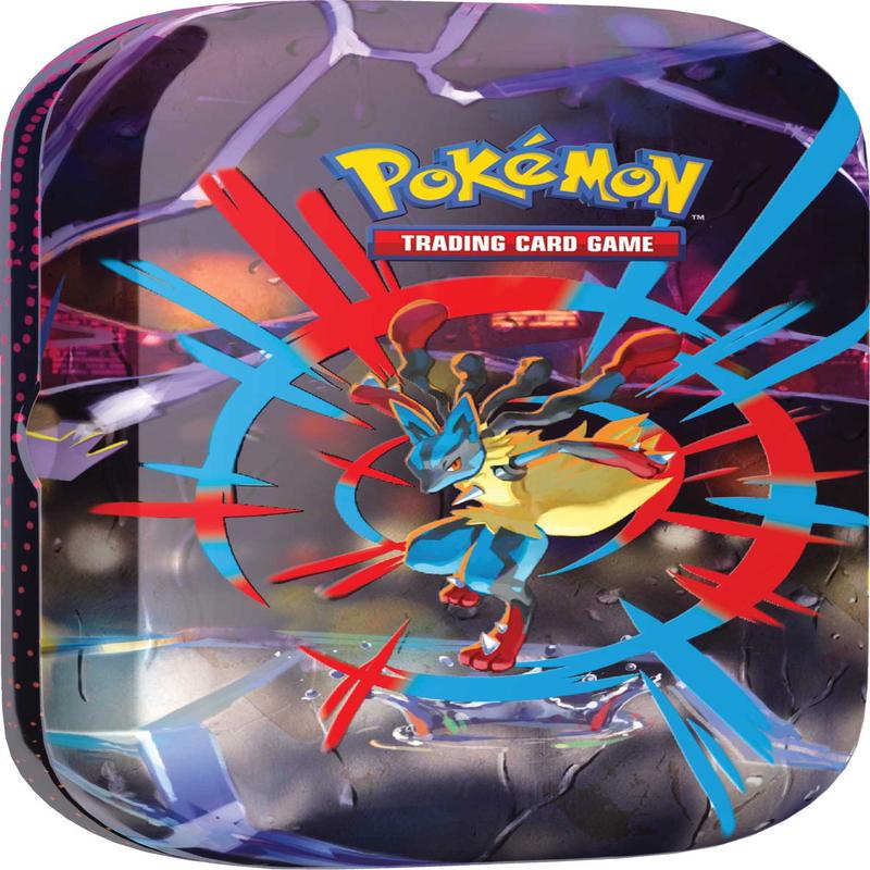 Pokmon TCG: Mega Heroes - Mini Tins Assorted display