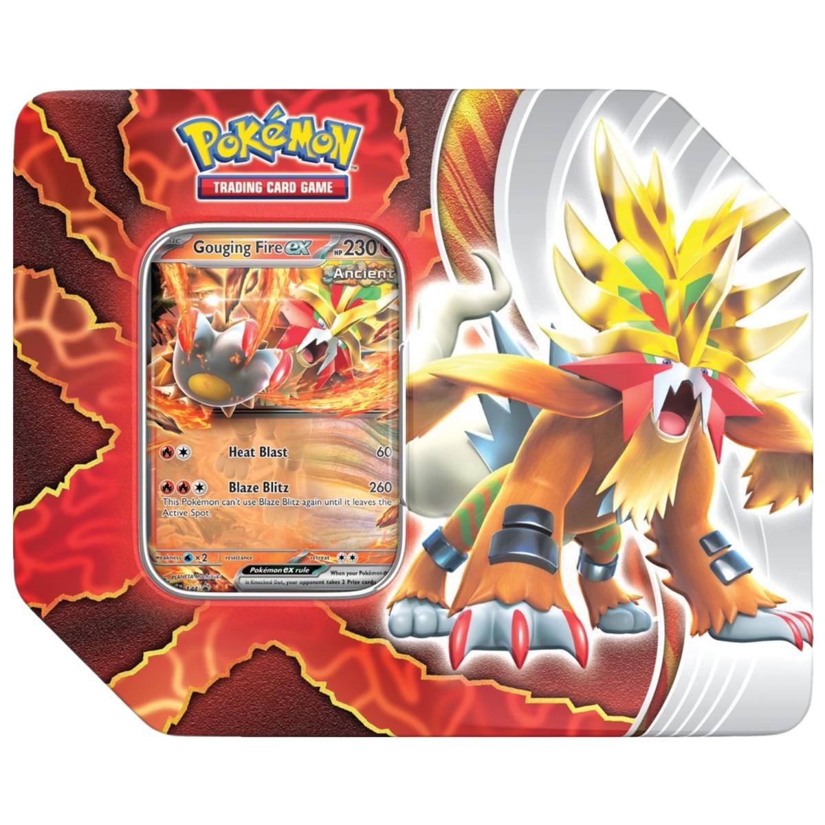 Pokmon TCG: Paradox Destinies Tin (Gouging Fire)
