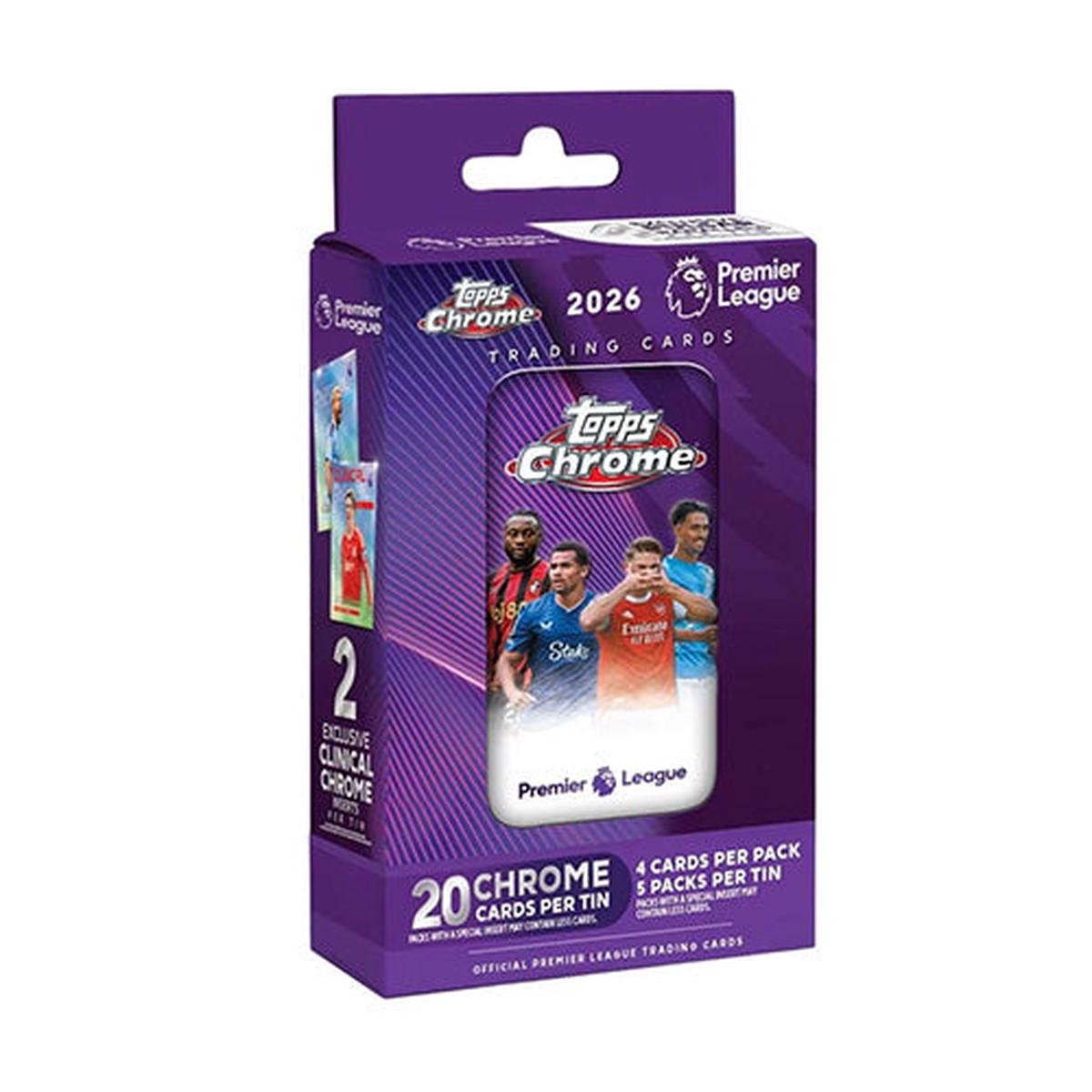 Topps 2026 Chrome Premier League Tin