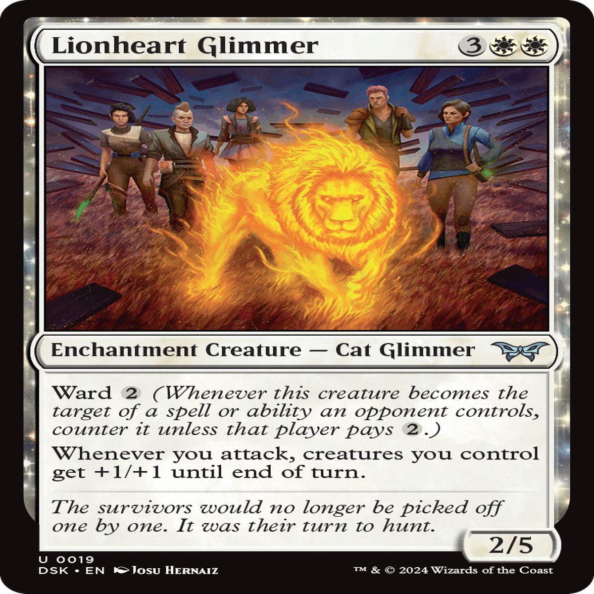 (0019) Lionheart Glimmer - Duskmourn: House of Horror