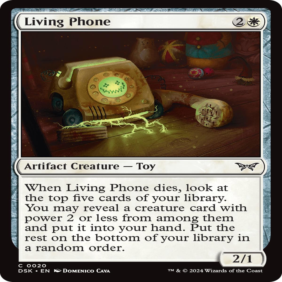 (0020) Living Phone - Duskmourn: House of Horror