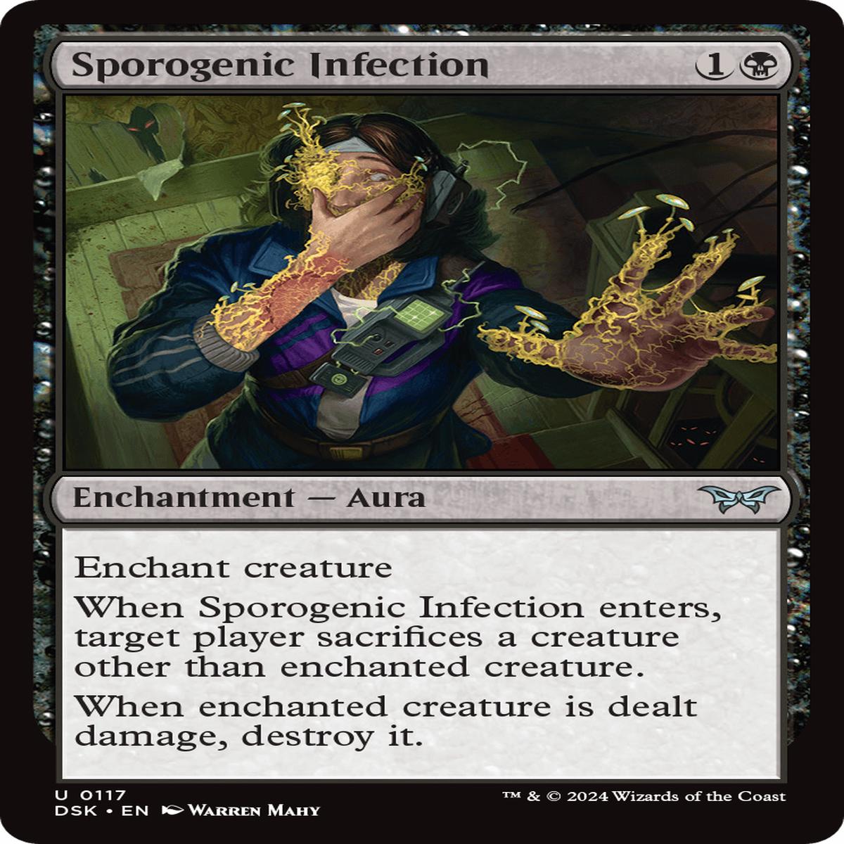 (0117) Sporogenic Infection - Duskmourn: House of Horror