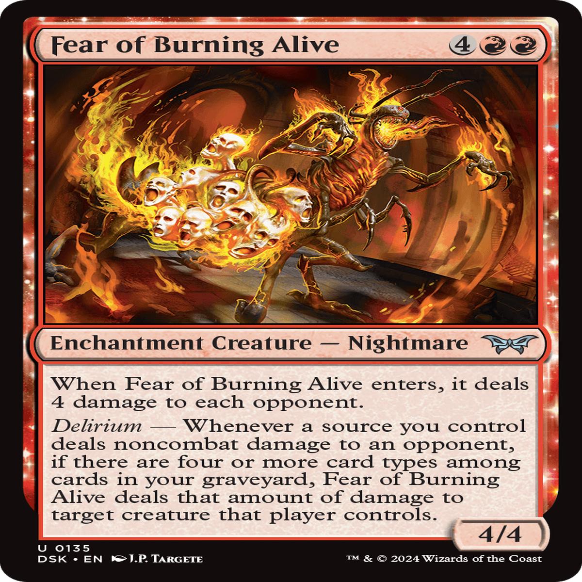 (0135) Fear of Burning Alive - Duskmourn: House of Horror