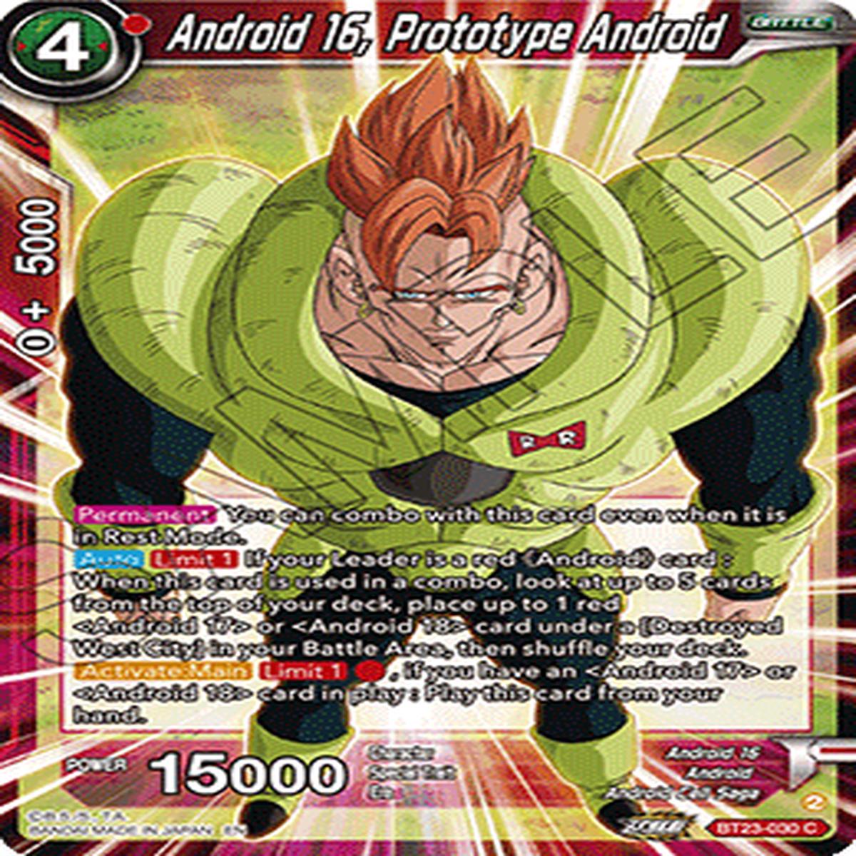 (030) Android 16, Prototype Android - Perfect Combination
