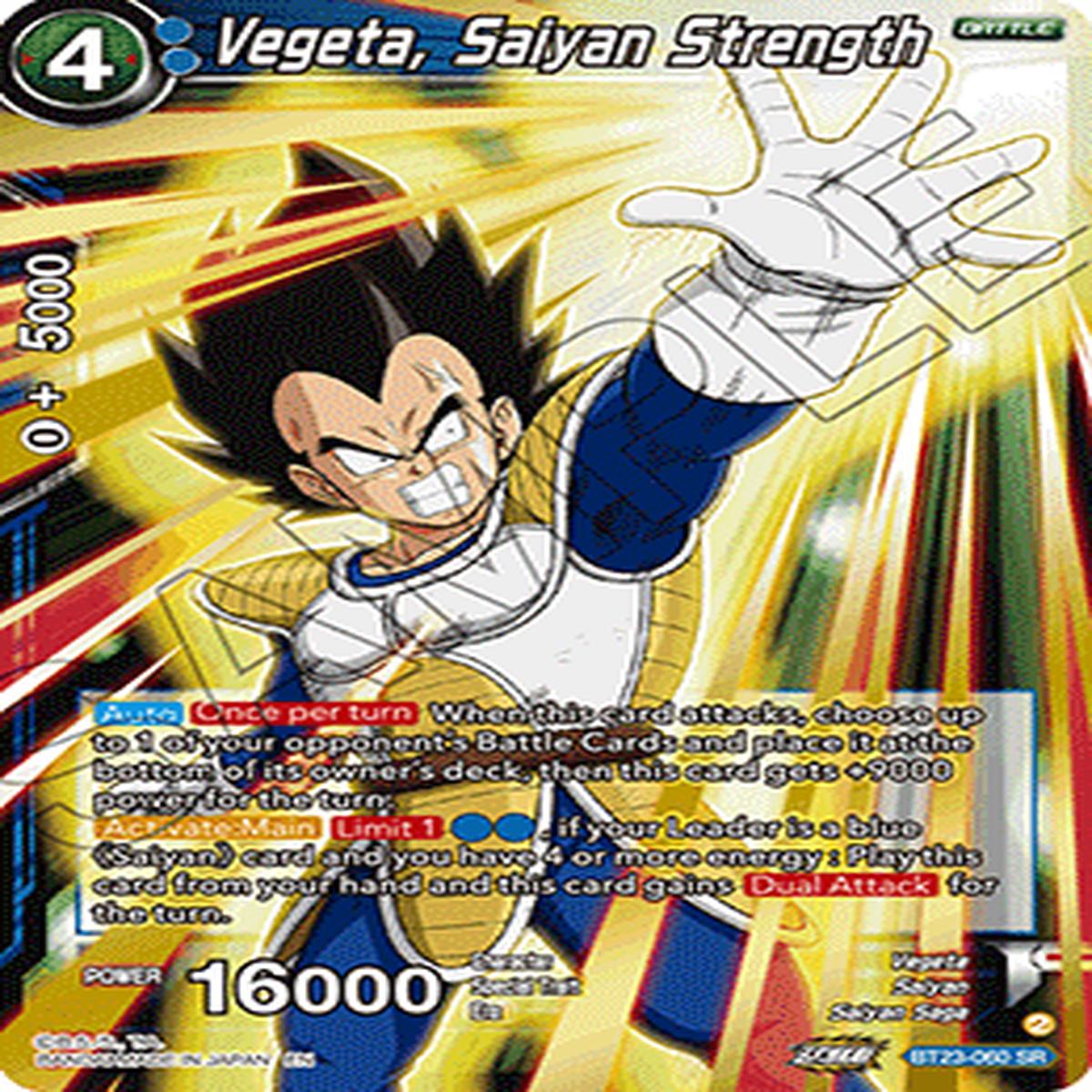 (060) Vegeta, Saiyan Strength - Perfect Combination