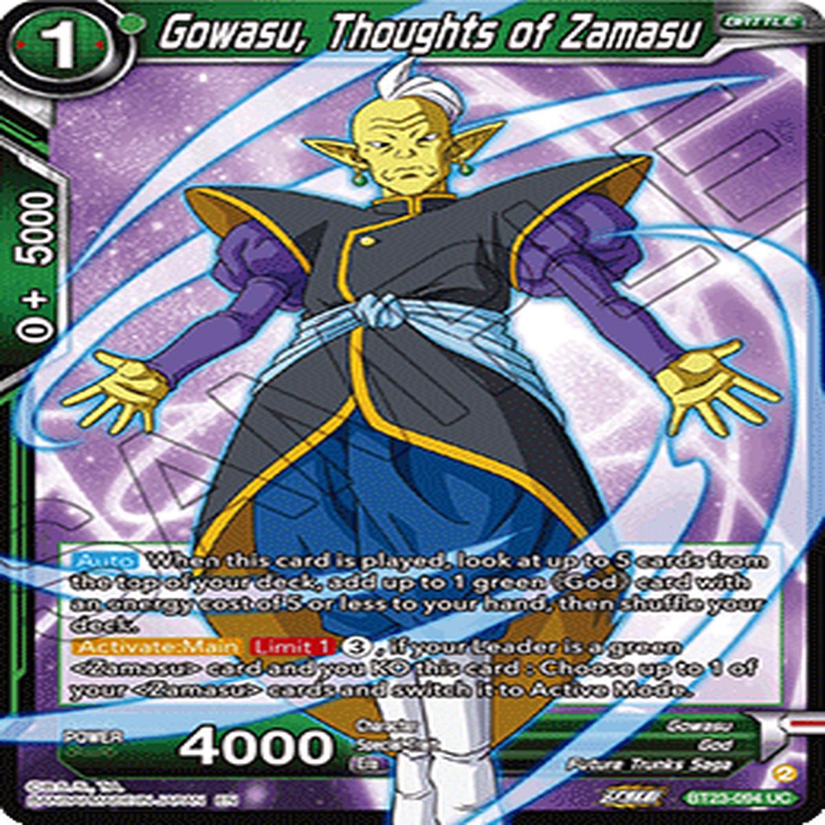 (094) Gowasu, Thoughts of Zamasu - Perfect Combination