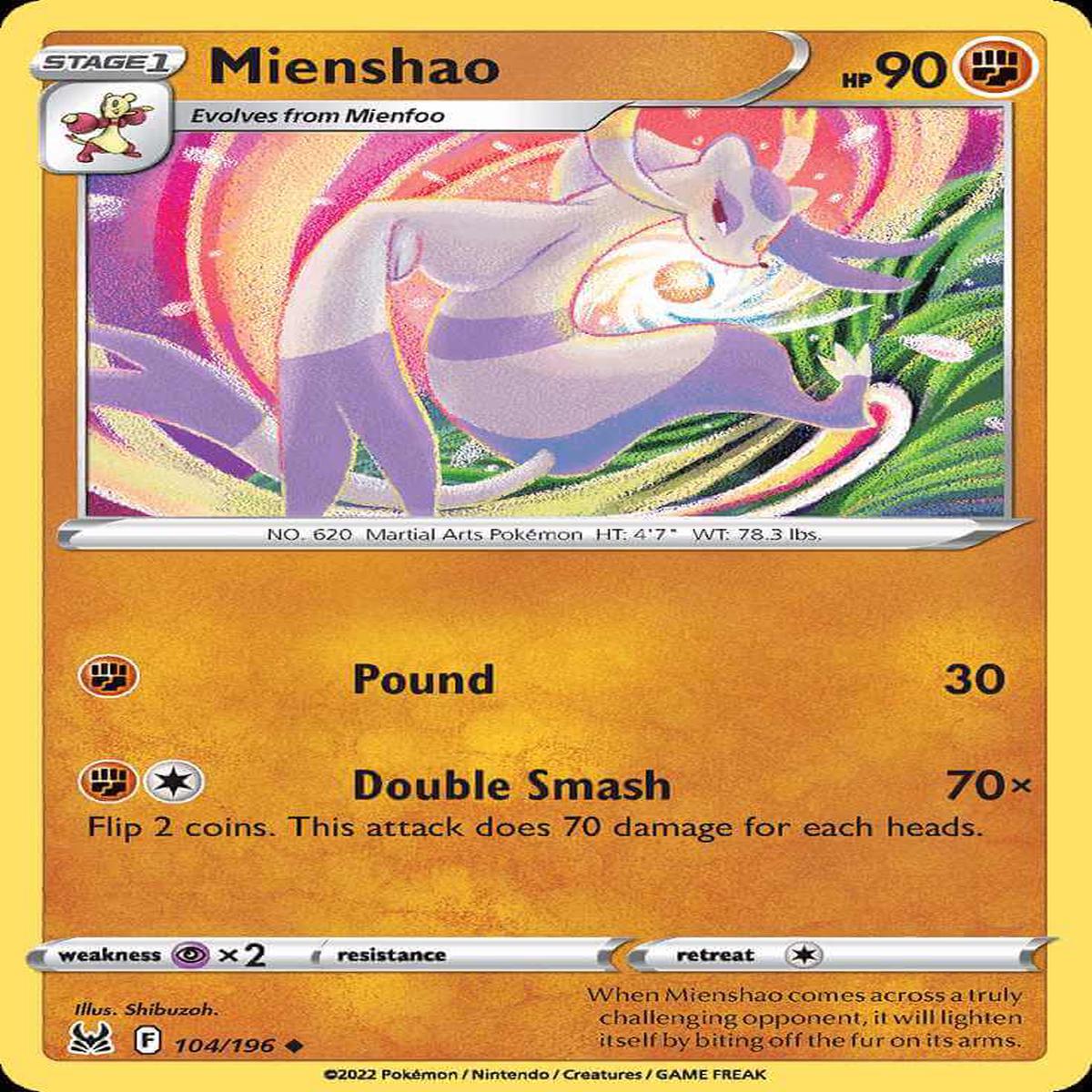 (104/196) Mienshao - Lost Origin
