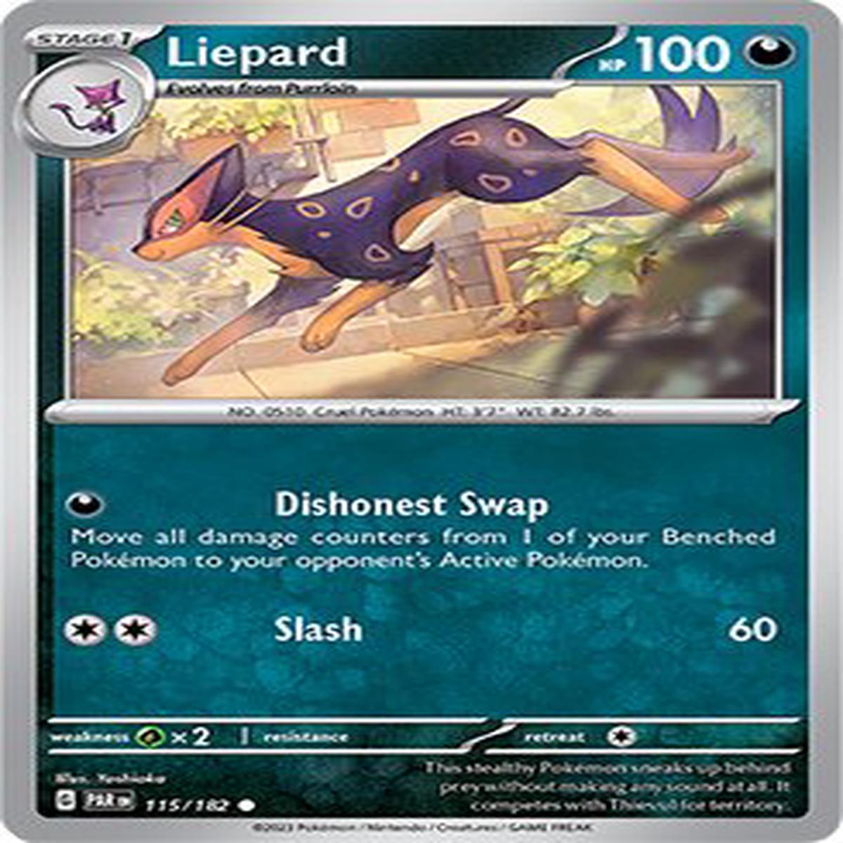 (115/182) Liepard - Paradox Rift