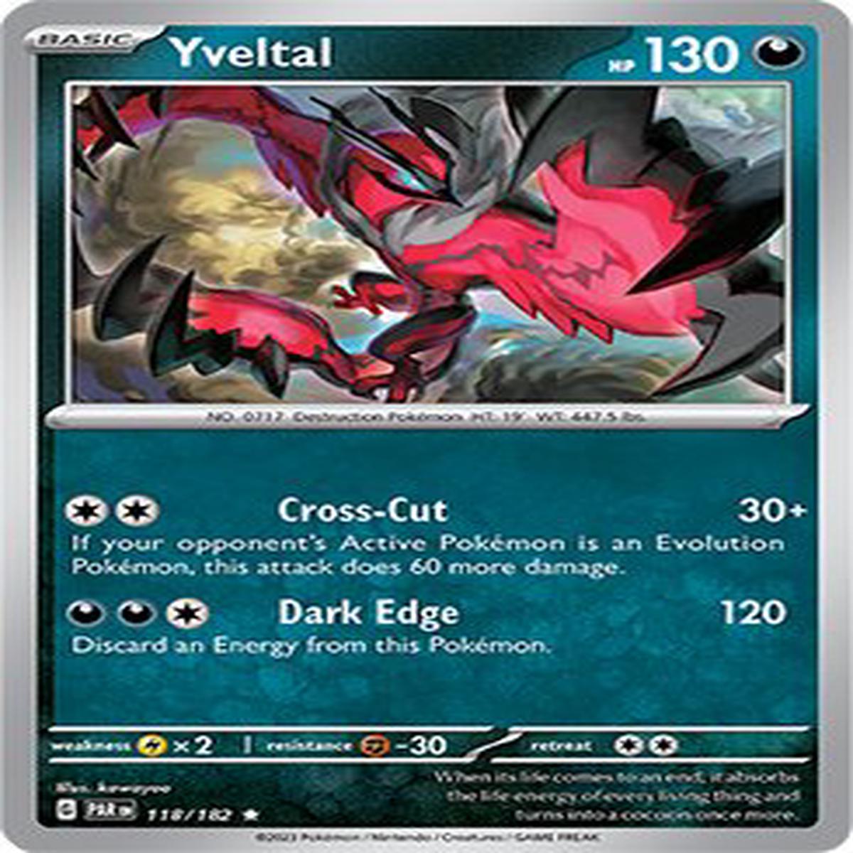 (118/182) Yveltal - Paradox Rift