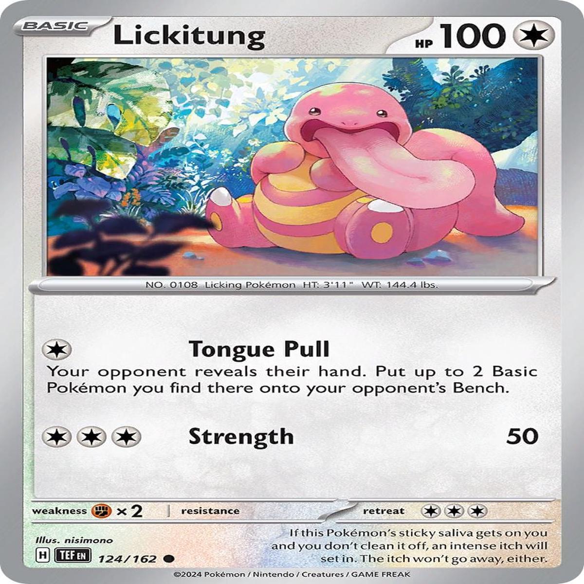 (124/162) Lickitung - Temporal Forces