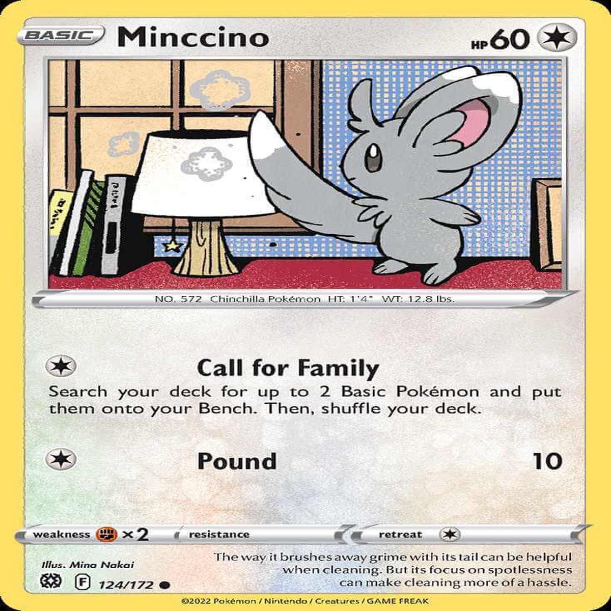 (124/172) Minccino - Brilliant Stars