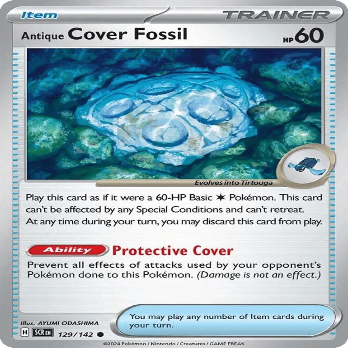(129/142) Antique Cover Fossil - Stellar Crown