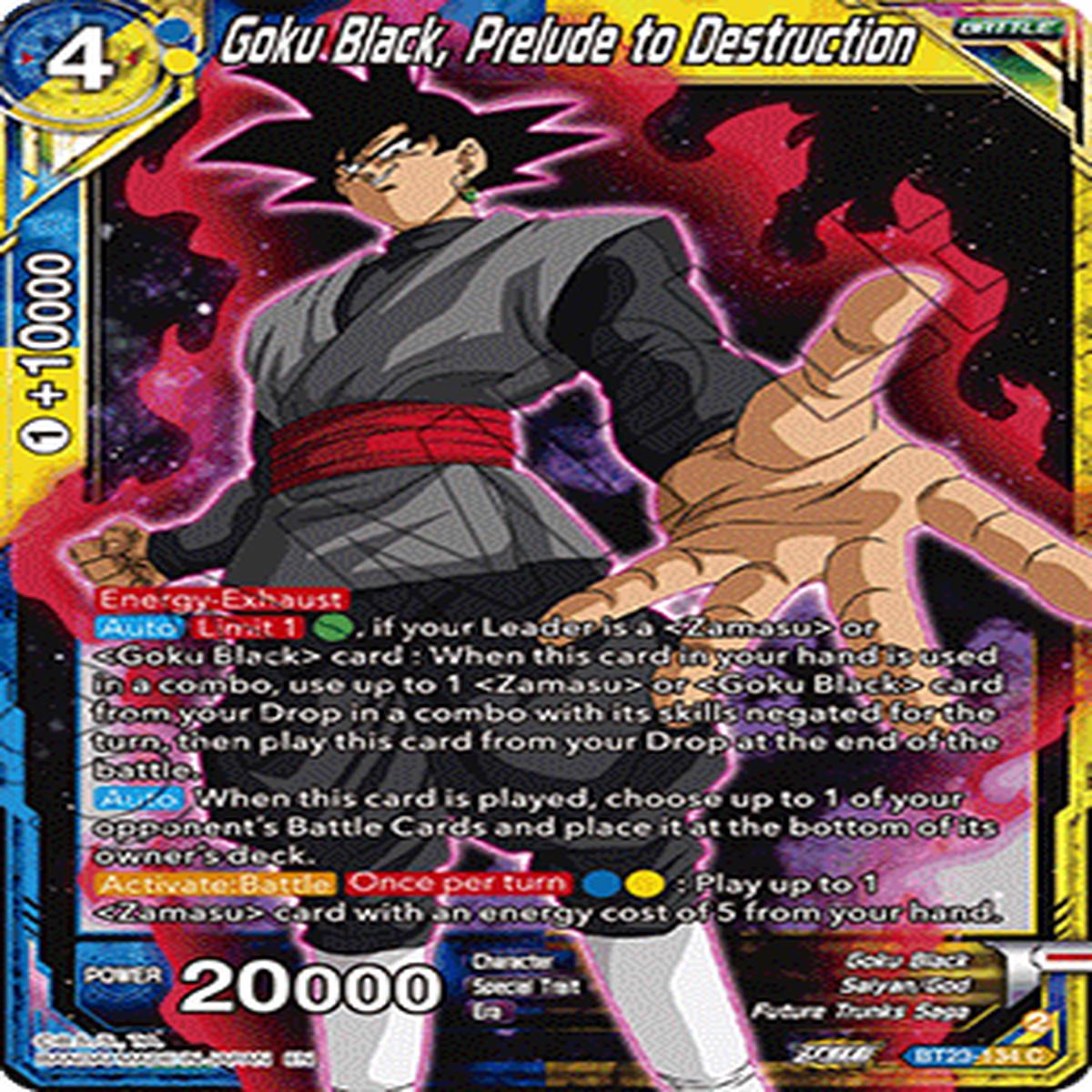 (134) Goku Black, Prelude to Destruction - Perfect Combination