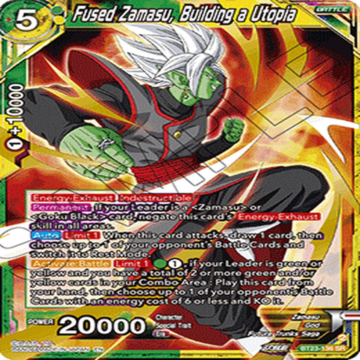 (136) Fused Zamasu, Building a Utopia - Perfect Combination