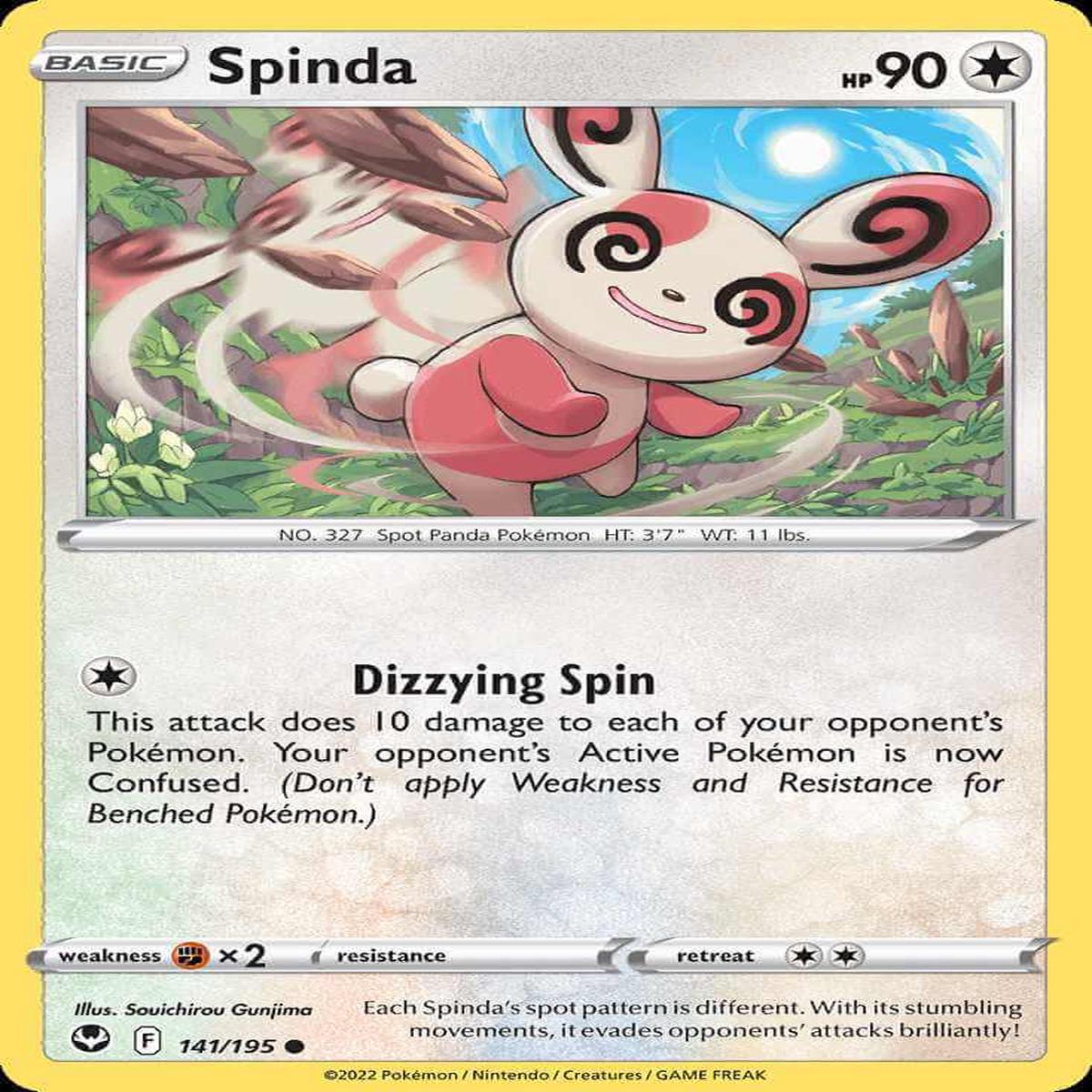 (141/195) Spinda - Silver Tempest