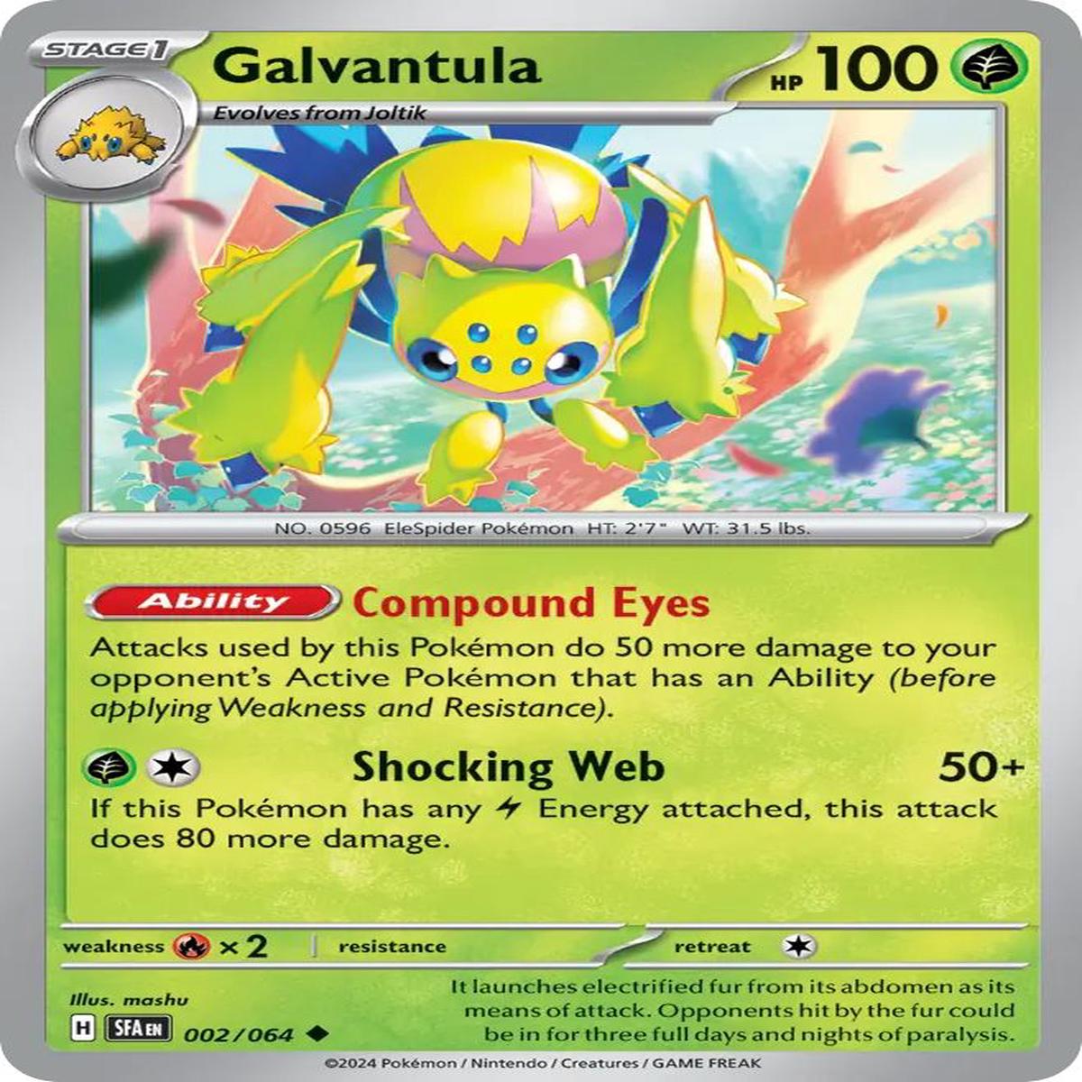 (2/64) Galvantula - Shrouded Fable