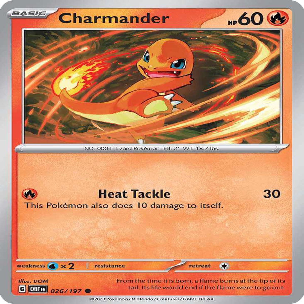 (26/197) Charmander - Obsidian Flames