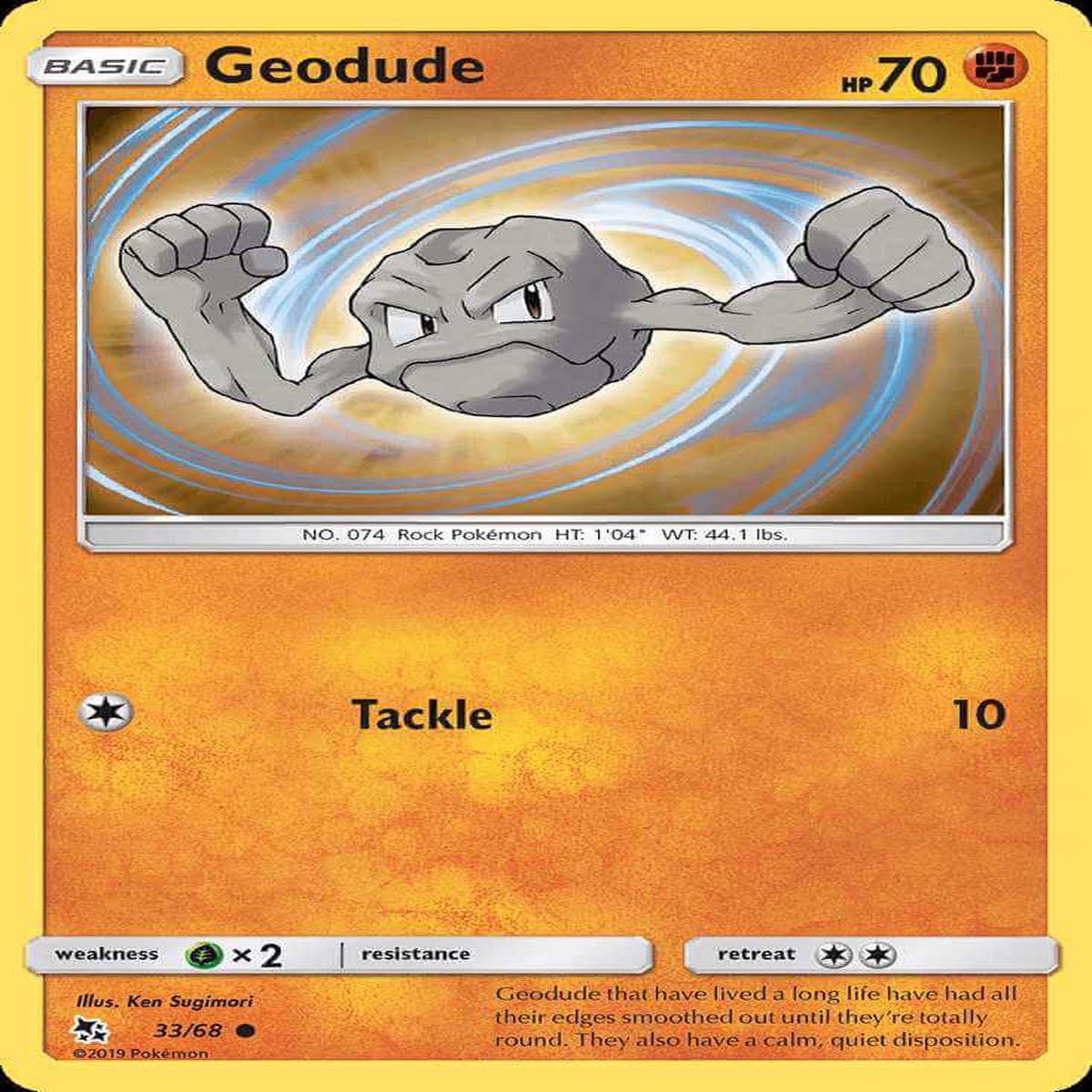(33/68) Geodude - Hidden Fates