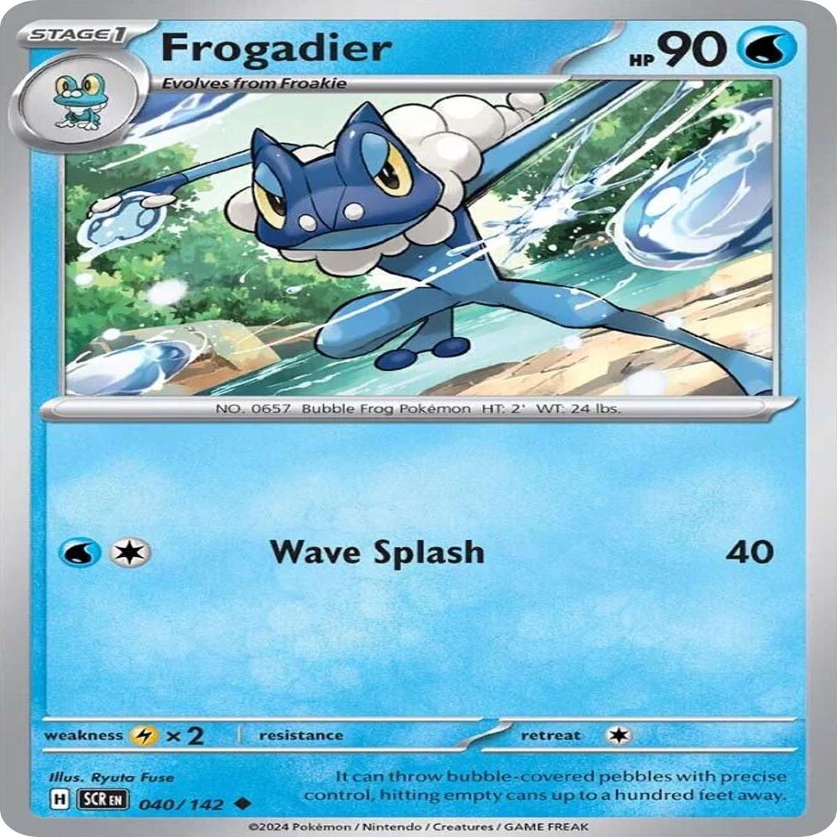 (40/142) Frogadier - Stellar Crown