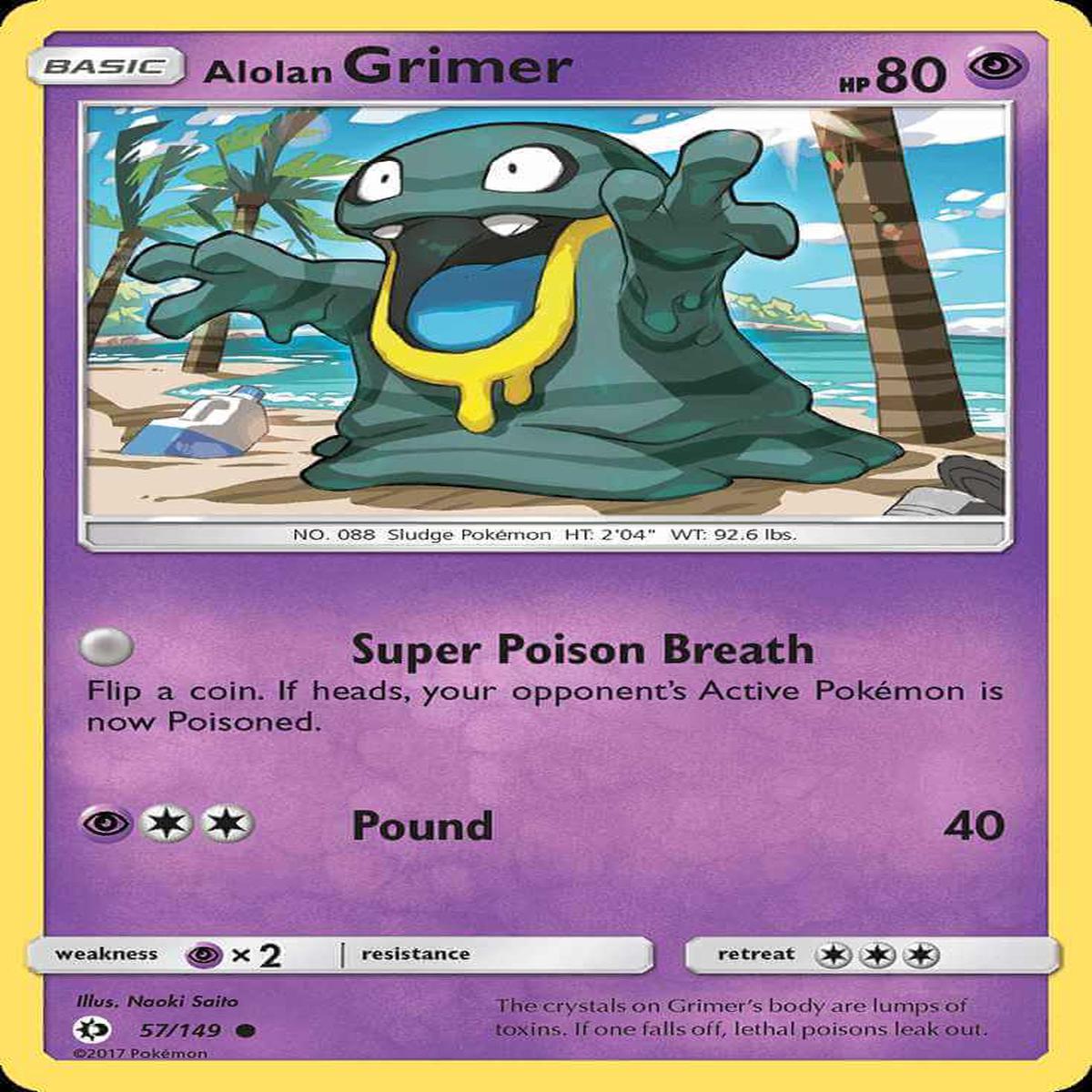 (57/149) Alolan Grimer - Sun & Moon