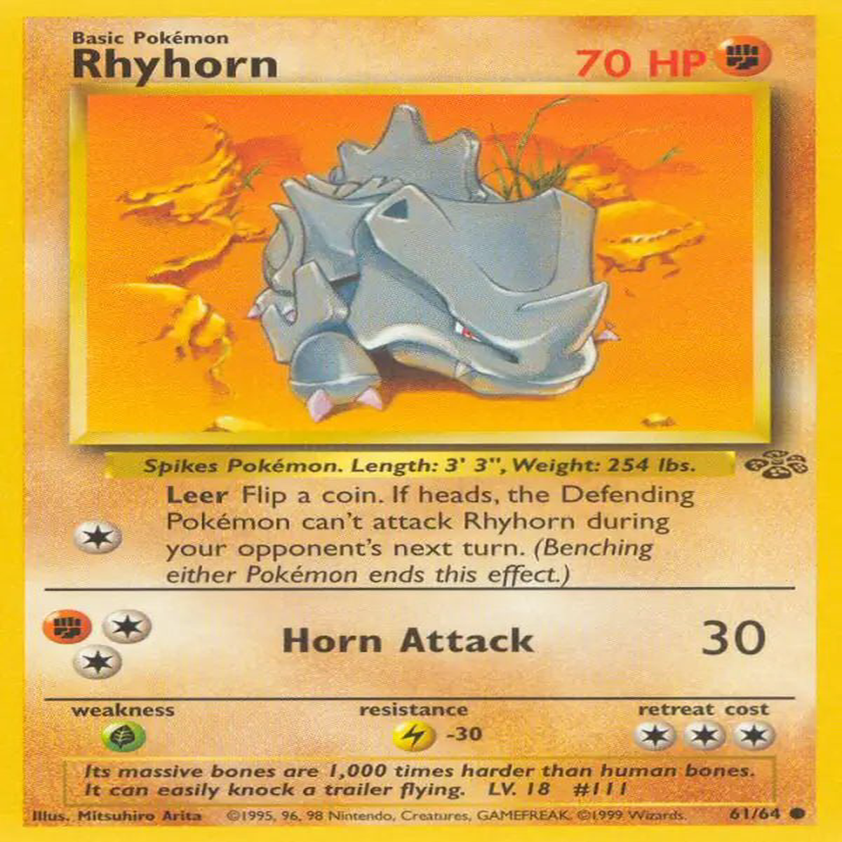 (61/64) Rhyhorn - Jungle