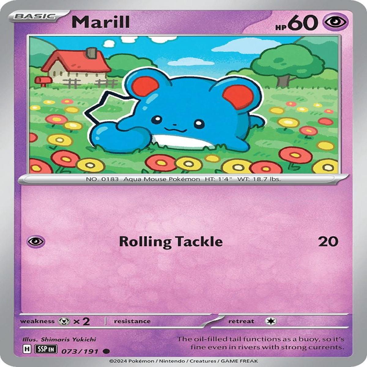 (73/191) Marill - Surging Sparks