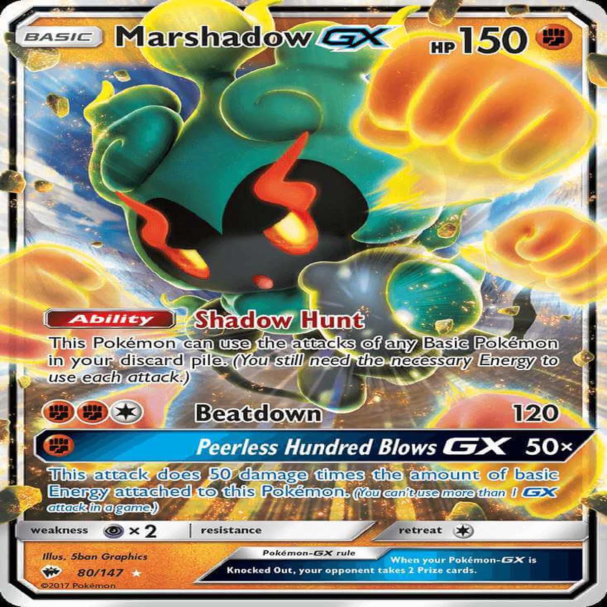 (80/147) Marshadow GX - Burning Shadows
