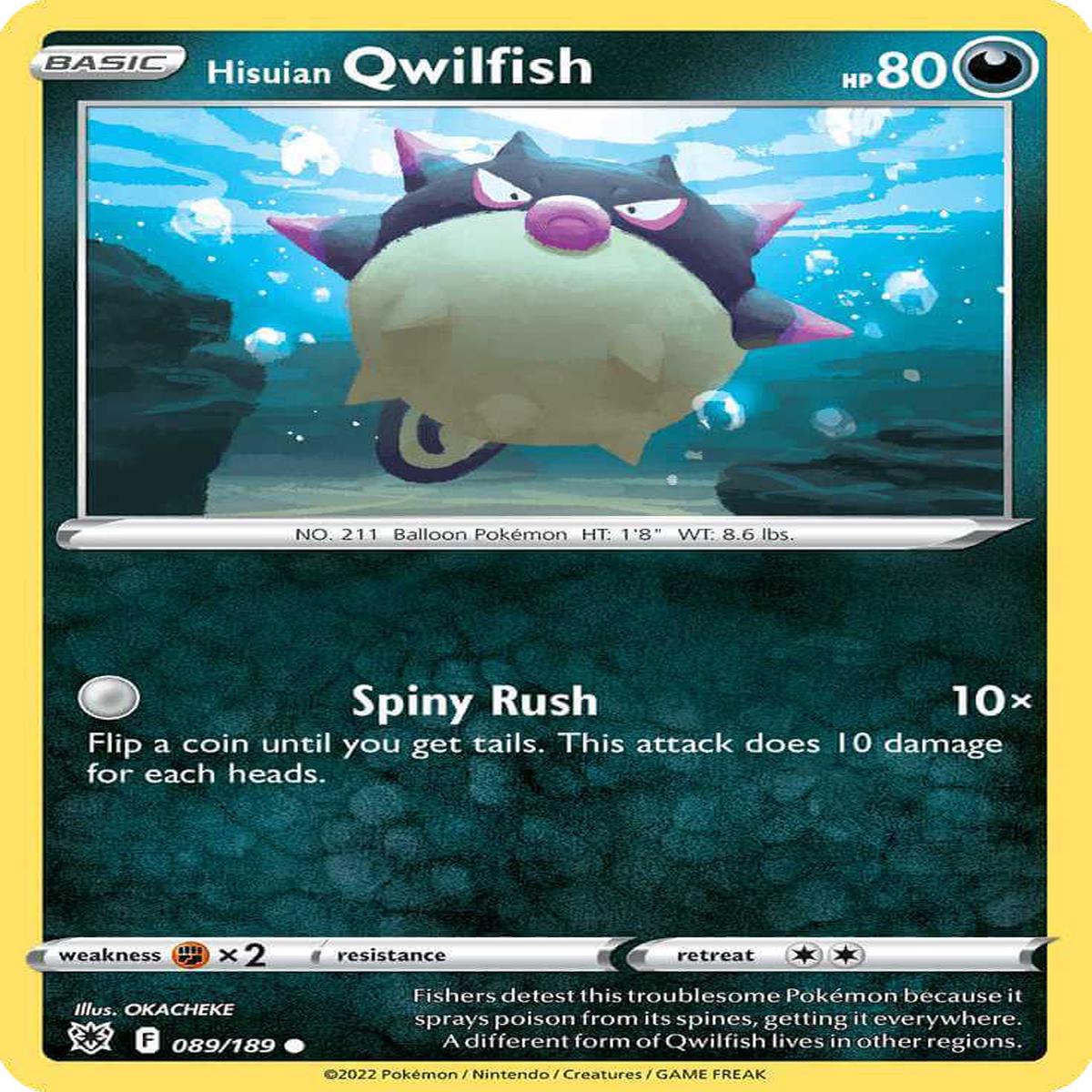 (89/189) Hisuian Qwilfish - Astral Radiance