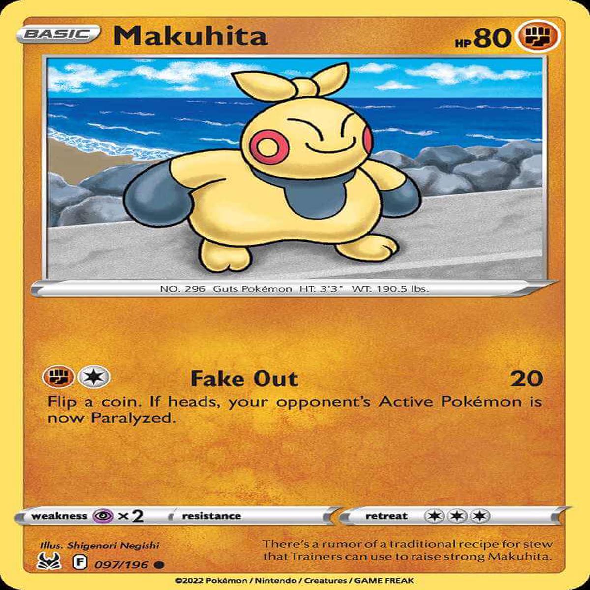 (97/196) Makuhita - Lost Origin