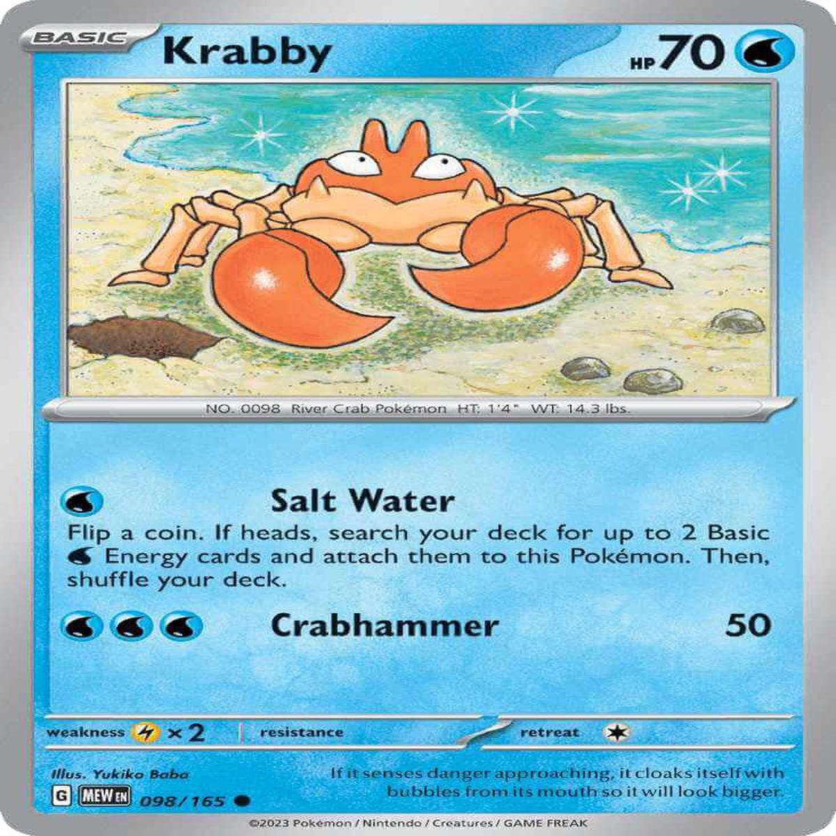 (98/165) Krabby - SV 151