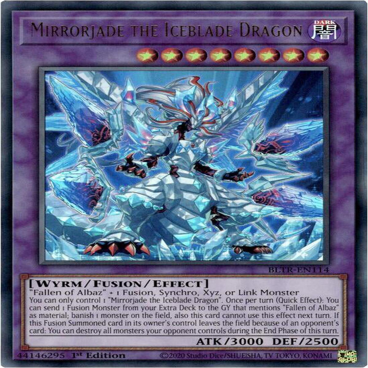 (EN114) Mirrorjade the Iceblade Dragon - BLTR