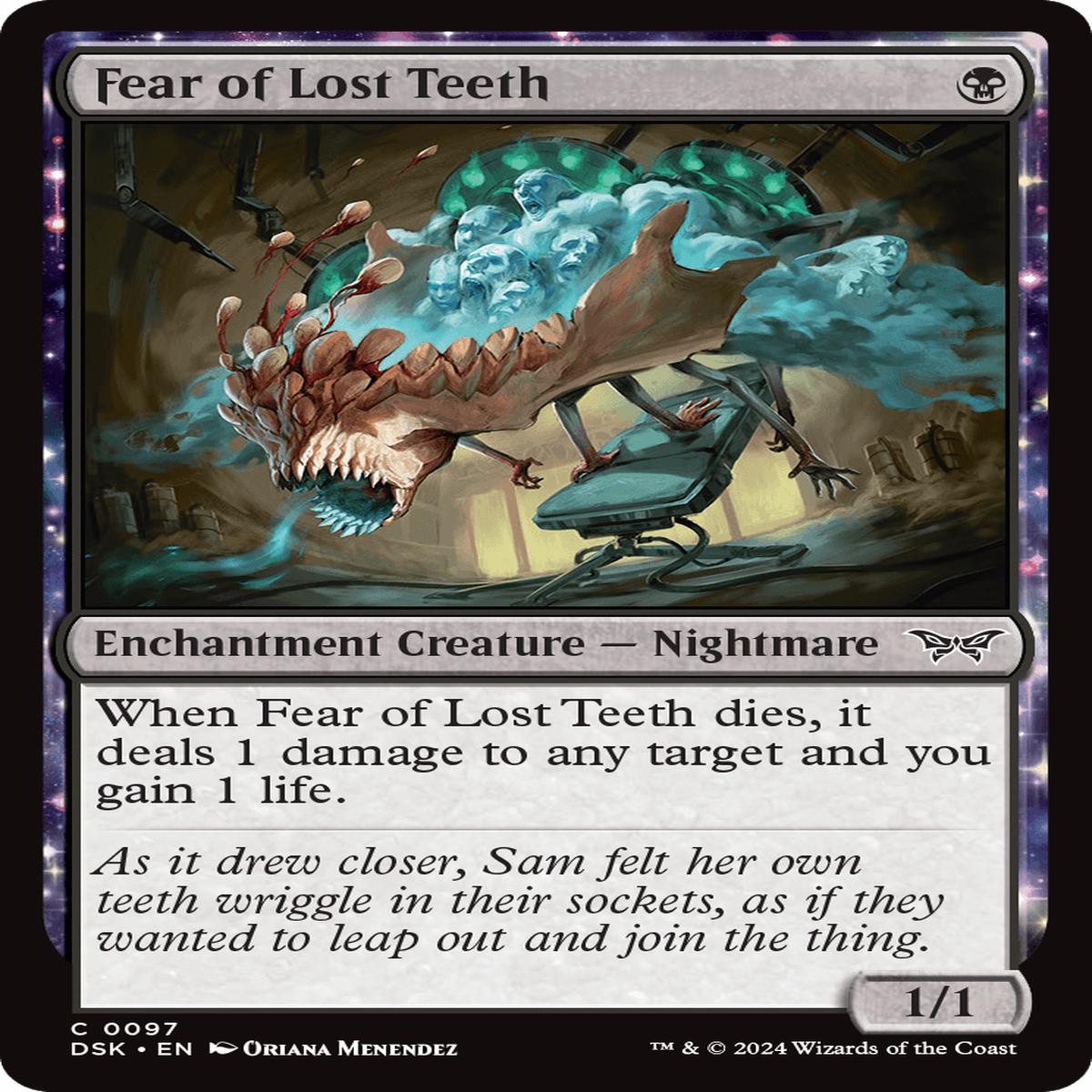 (0097) Fear of Lost Teeth - Duskmourn: House of Horror